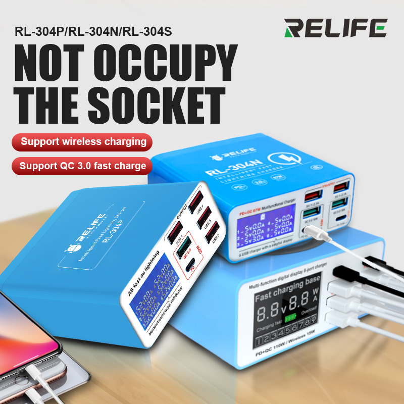 Phone Accessories Vivo - RELIFE RL-304P RL-304N RL-304S Caricatore Lightning
