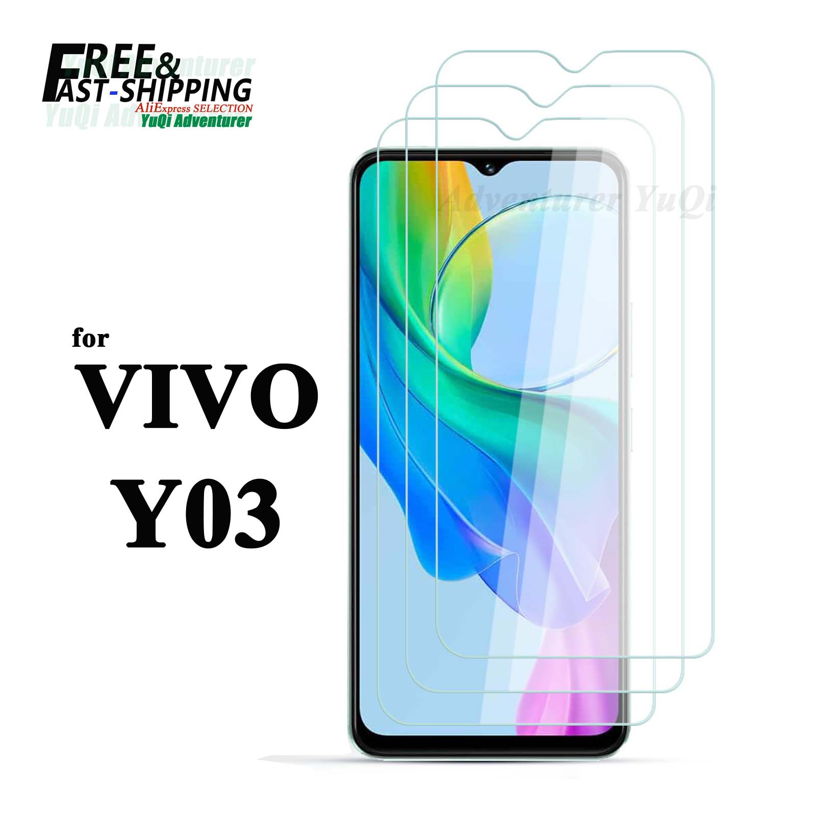Phone Accessories Vivo - Proteggi schermo per VIVO Y03 Vetro
