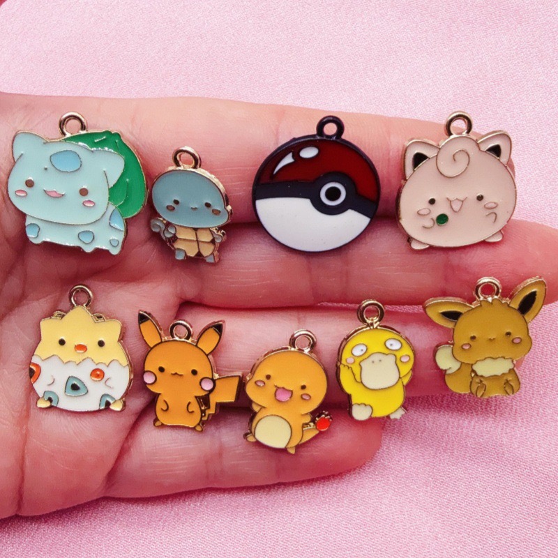 Phone Accessories Usa - 10 Pezzi Accessori per Gioielli Cartoon