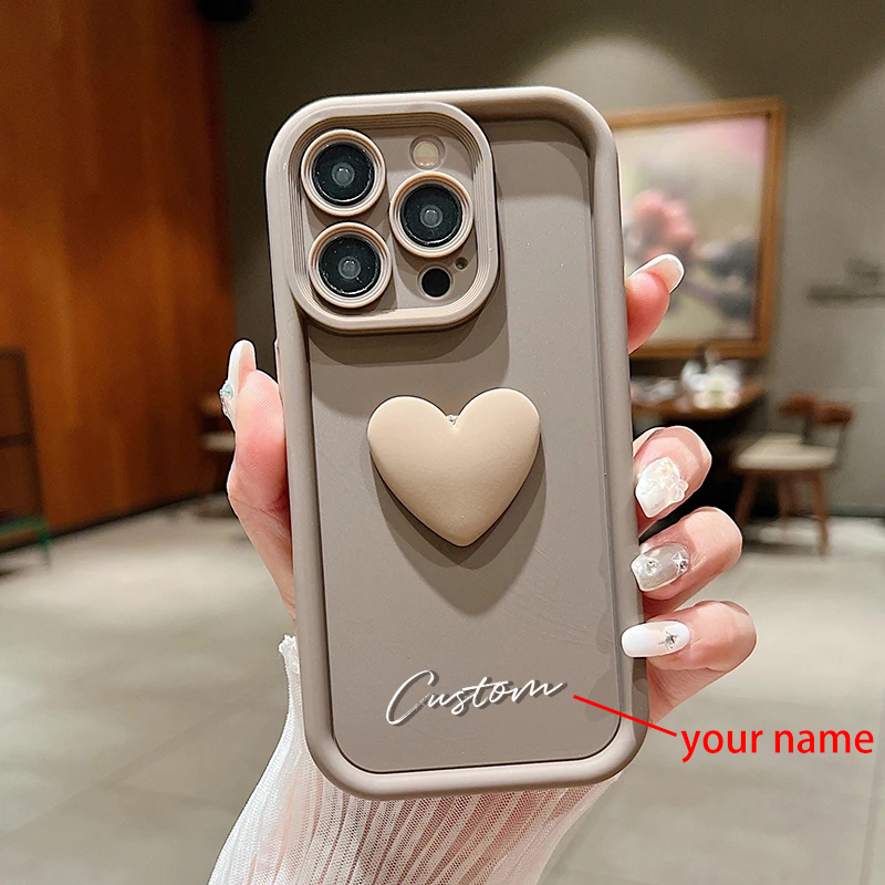 Phone Accessories Names - Cover Personalizzata con Nome e Cuore