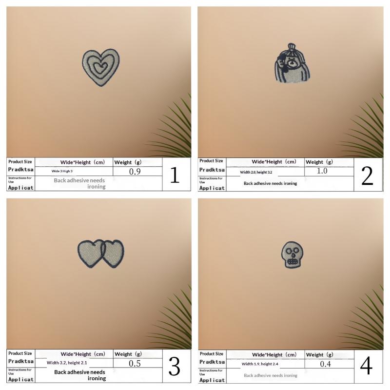 Phone Accessories Usa - Set di 1 Patch Ricamate a